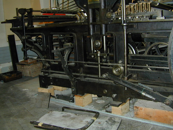 Die Glarner-Maschine in Oerlikon